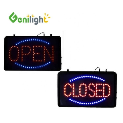 LED открытые знаки позволяют клиентам знать, что вы открыты для бизнеса с 23 x 13 дюймов овальной формы