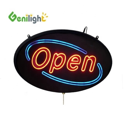 Genilight 22 * 13 дюймовый акриловый светодиодный неоновый выходной рекламный знак с нулевым энергопотреблением