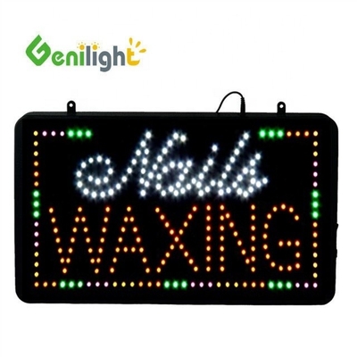 Привлекательная реклама светодиодные ногти спа знак с номером телефона Genilight Внутренний 22 * 13 дюймов