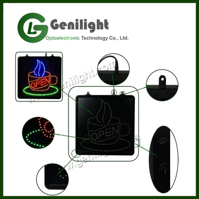 SDK Функция Аккумуляторный Flashing LED Пиццерия Открытый щит с анимацией