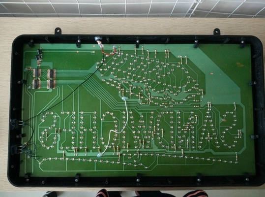 SDK Функция Аккумуляторный Flashing LED Пиццерия Открытый щит с анимацией