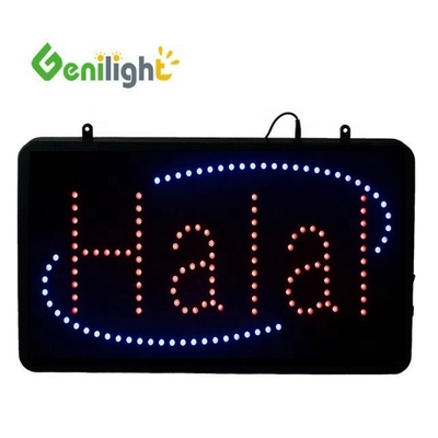 Genilight Indoor 56*33cm HALAL LED открытый знак движения рекламный дисплей Outframe ABS