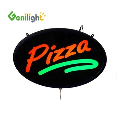 Перезаряжаемая батарея питается от 12 В Custom Pizza Neon Sign CE ROHS LVD Certified