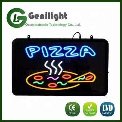 Перезаряжаемая батарея питается от 12 В Custom Pizza Neon Sign CE ROHS LVD Certified
