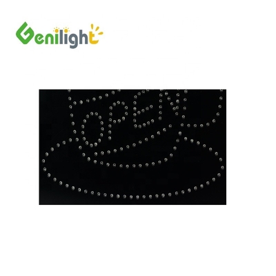SDK Функция Аккумуляторный Flashing LED Пиццерия Открытый щит с анимацией