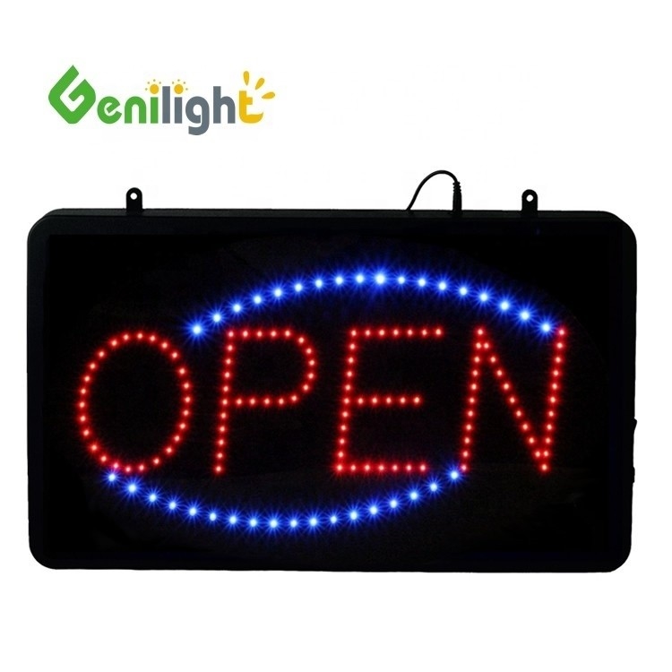 Наружный неоновый свет на заказ LED открытый знак с материалом ABS и 3 видами функции изменения