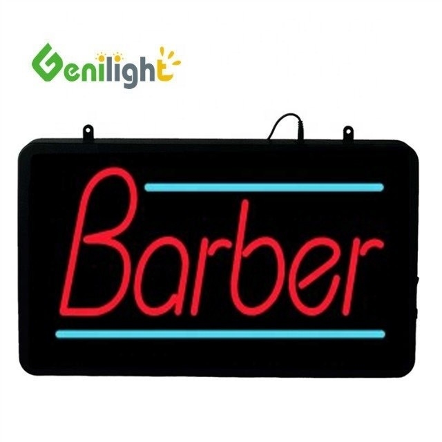 Genilight 56*33 см светодиодный неоновый знак для парикмахерской привлекательный и эффективный маркетинг
