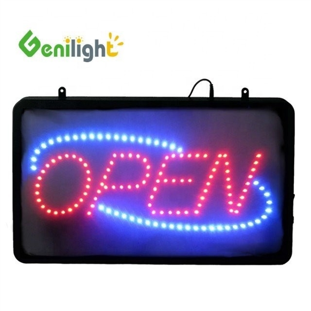 Настройка легко висящих светодиодных светильников Flex Neon Sign OPEN для рекламы разрешение пикселя