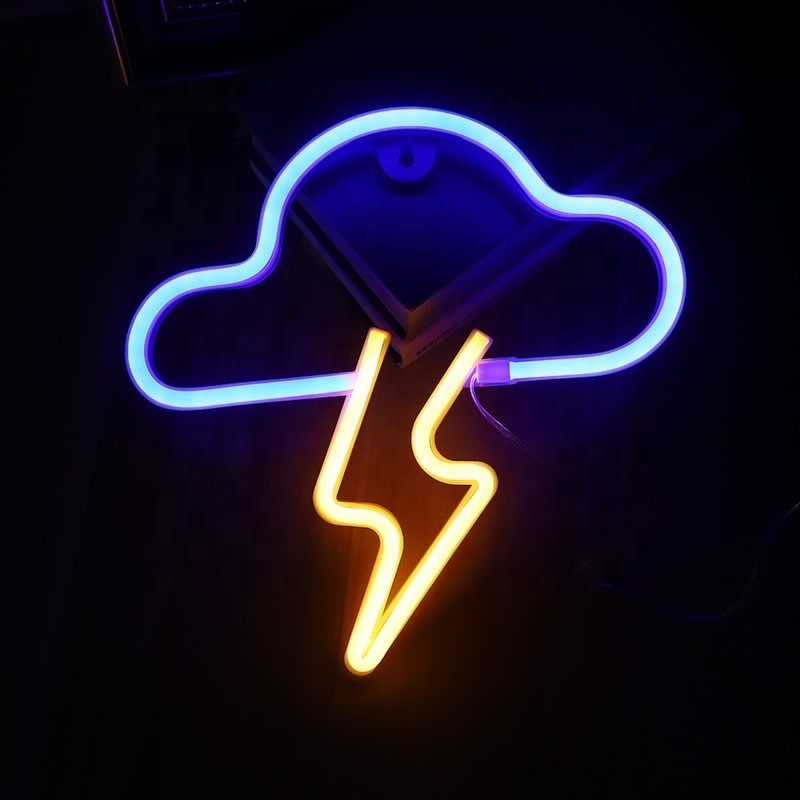 1 Потребление энергии настройка облака Led Неон Свет Стенный свет для спальни и детской комнаты