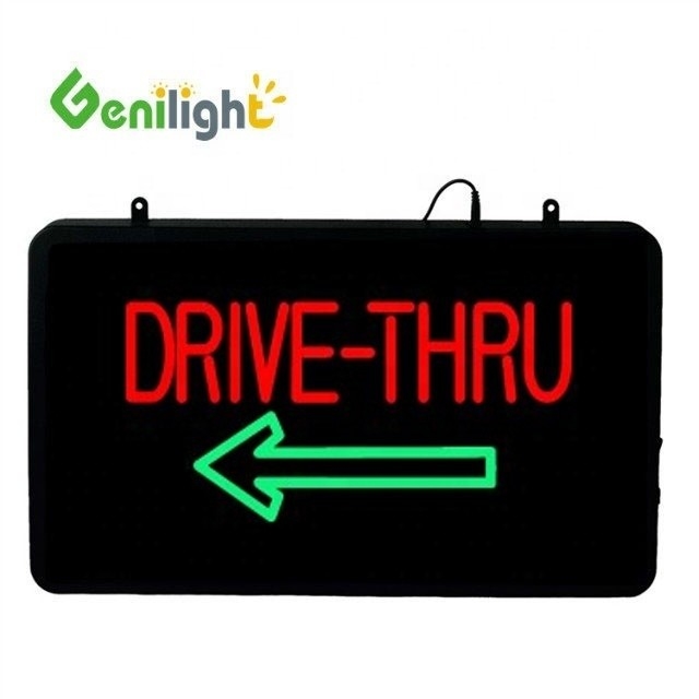CE RoHS одобренный Genilight 22 * 13 дюймовый внутренний акриловый светодиодный неоновый открытый знак для рекламы