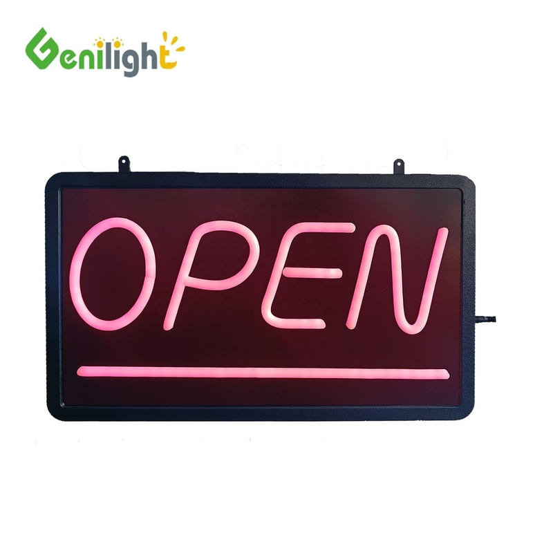 ABS Open-Mold Outframe LED Neon Open Sign Powered GLT-LSN5633C-001, GLT-LSN5633C-001 Строение с неонным открытым знаком