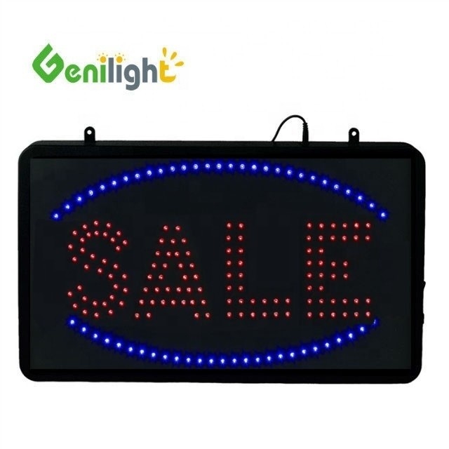Genilight Внутренняя реклама Custom LED SALE Открытый дисплей LED Знак для магазина RGB LED