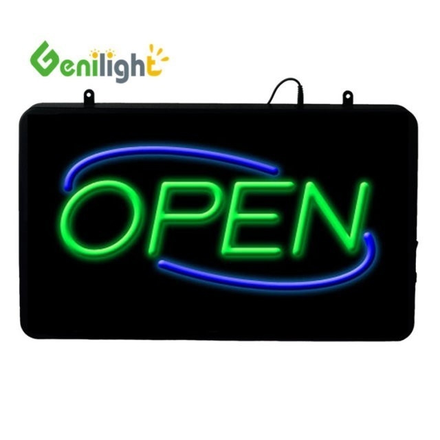 DC 12V LED NEON Sign OPEN Электрический дисплей Знак повысить вашу рекламную доску