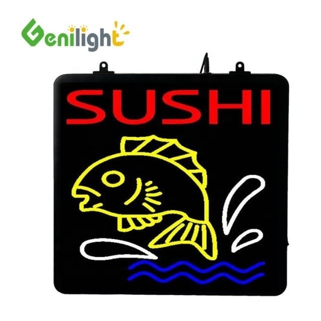 53*45 см Custom LED Neon Open for Fishing Tackle Shop ABS Outframe и функция анимационного дисплея