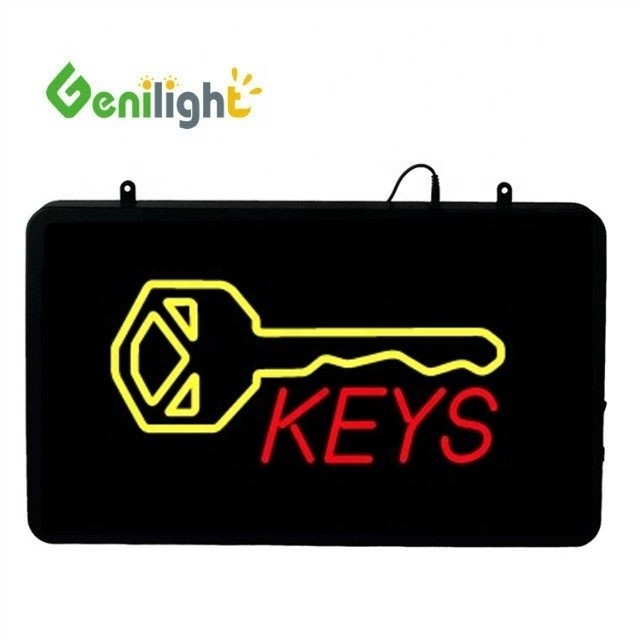 Genilight 56*33 см LED неоновый знак с ключевым логотипом Идеальное дополнение к вашему витрину