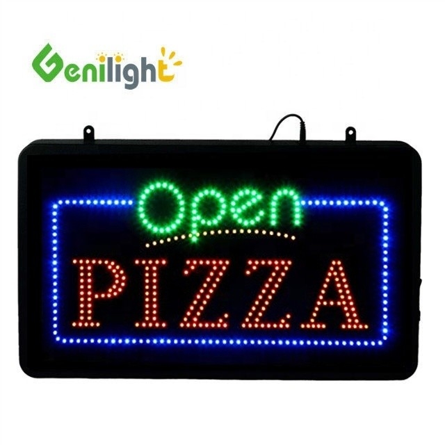 ABS открытый форм светодиодный пиццерийный знак для внутреннего Genilight 22 * 13inch DC12V CE и RoHS сертифицированный