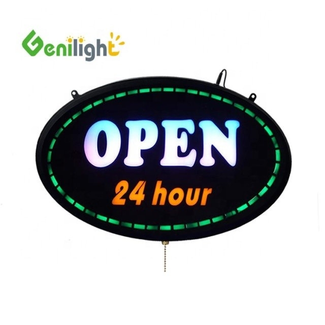 Внутреннее украшение LED-карточка открыта 24 часа 5 мм яркость LED